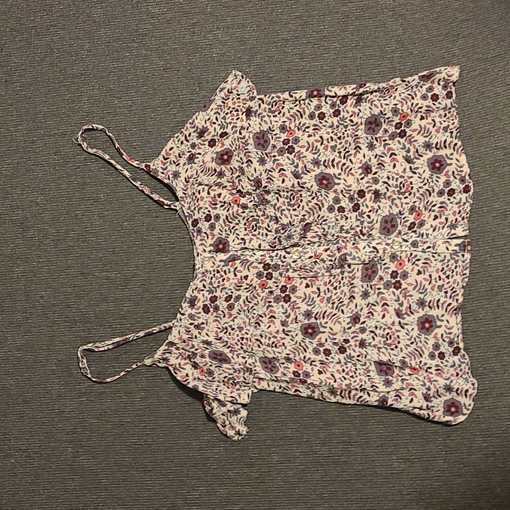 Plum Colored Floral Top